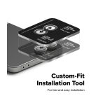 Samsung Galaxy Z Flip 7 Lencsevédő - Ringke Camera Lens Frame Glass x 2 db - Fekete