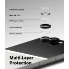 Samsung Galaxy Z Flip 7 Lencsevédő - Ringke Camera Lens Frame Glass x 2 db - Fekete