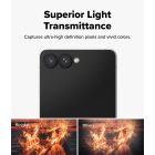 Samsung Galaxy Z Flip 7 Lencsevédő - Ringke Camera Lens Frame Glass x 2 db - Fekete