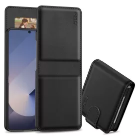Samsung Galaxy Z Flip 7 Tok - Tech-Protect Wallet - Fekete