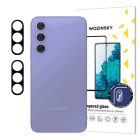 Samsung Galaxy A17 / A17 5G Kameravédő - Wozinsky Full Camera Glass - Fekete x 2 db
