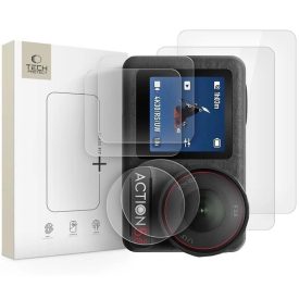   DJI Osmo Action 5 Pro Kijelzővédő Üvegfólia - Tech-Protect Glass Fit+ x 2 db