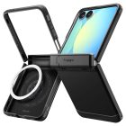 Samsung Galaxy Z Flip 7 Tok - Spigen Tough Armor Pro MagFit - Fekete