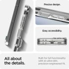 Samsung Galaxy Z Flip 7 Tok - Spigen Ultra Hybrid Pro MagFit - Átlátszó-Fehér