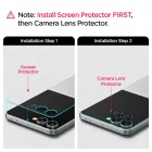 Samsung Galaxy Z Flip 7 / 8 Lencsevédő - Spigen Glas.tR EZ Fit Optik Pro HD - Fekete x 2 db