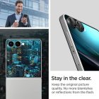 Samsung Galaxy Z Flip 7 Lencsevédő - Spigen Glas.tR EZ Fit Optik Pro - Fekete x 2 db