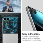 Samsung Galaxy Z Flip 7 / 8 Lencsevédő - Spigen Glas.tR EZ Fit Optik Pro HD - Fekete x 2 db