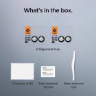 Samsung Galaxy Z Flip 7 Lencsevédő - Spigen Glas.tR EZ Fit Optik Pro - Fekete x 2 db