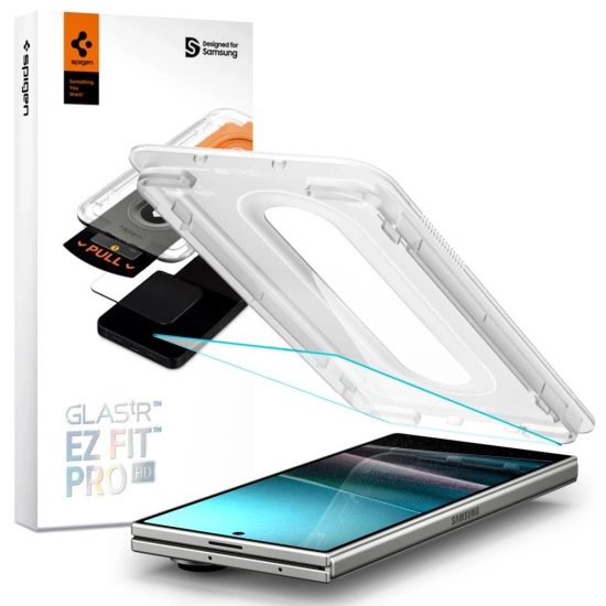 Samsung Galaxy Z Fold 7 Kijelzővédő Üvegfólia - Spigen Glas.tR EZ Fit Pro HD