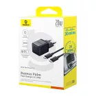 Baseus Palm Hálózati Töltő 20W - USB-C + 1m Baseus Mini USB-C 60W Kábel - Fekete