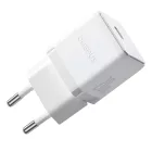 Baseus Palm Hálózati Töltő 20W - USB-C + 1m Baseus Mini USB-C 60W Kábel - Fehér