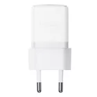 Baseus Palm Hálózati Töltő 20W - USB-C + 1m Baseus Mini USB-C 60W Kábel - Fehér