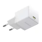 Baseus Palm Hálózati Töltő 20W - USB-C + 1m Baseus Mini USB-C 60W Kábel - Fehér