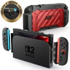 Nintendo Switch 2 Tok - Supcase Unicorn Beetle Pro - Piros-Fekete