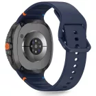 Samsung Galaxy Watch 8 / Classic (40/44/46mm) Szíj - Tech-Protect Silicone Strap - Sötétkék