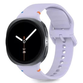   Samsung Galaxy Watch 8 / Classic (40/44/46mm) Szíj - Tech-Protect Silicone Strap - Lila