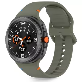   Samsung Galaxy Watch 8 / Classic (40/44/46mm) Szíj - Tech-Protect Silicone Strap - Zöld