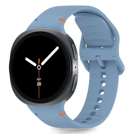 Samsung Galaxy Watch 8 / Classic (40/44/46mm) Szíj - Tech-Protect Silicone Strap - Kék