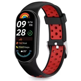   Xiaomi Smart Band 8 / 9 / 10 / NFC Szíj - Tech-Protect IconBand Air - Fekete-Piros