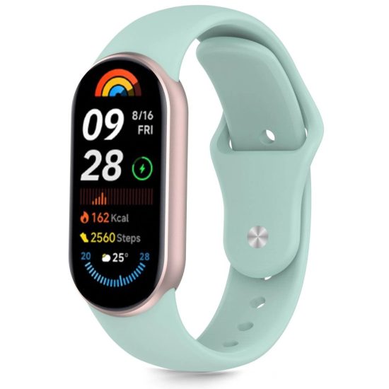 Xiaomi Smart Band 8 / 9 / 10 / NFC Szíj - Tech-Protect IconBand Pure - Menta
