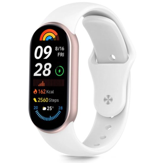Xiaomi Smart Band 8 / 9 / 10 / NFC Szíj - Tech-Protect IconBand Pure - Fehér
