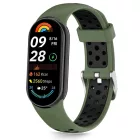 Xiaomi Smart Band 8 / 9 / 10 / NFC Szíj - Tech-Protect IconBand Air - Zöld-Fekete