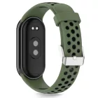Xiaomi Smart Band 8 / 9 / 10 / NFC Szíj - Tech-Protect IconBand Air - Zöld-Fekete