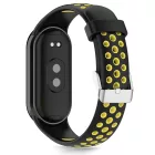 Xiaomi Smart Band 8 / 9 / 10 / NFC Szíj - Tech-Protect IconBand Air - Fekete-Sárga