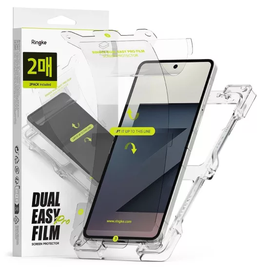Samsung Galaxy Z Flip 7 Kijelzővédő Fólia - Ringke Dual Easy Pro x 2 db
