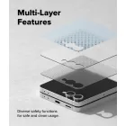 Samsung Galaxy Z Flip 7 Előlapi Kijelzővédő Üvegfólia - Ringke Easy Slide x 2 db