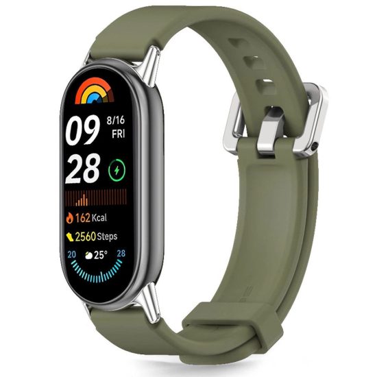 Xiaomi Smart Band 8 / 9 / 10 / NFC Szíj - Tech-Protect IconBand Classic - Zöld