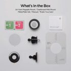 Spigen MFT13 MagSafe Mágneses Tartó Szellőzőrácsba / Műszerfalra - Ezüst