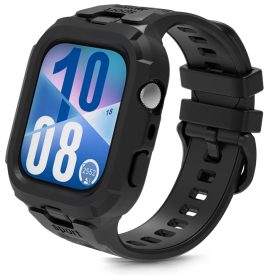   Huawei Watch Fit 3 / 4 / 4 Pro Tok és Szíj - Tech-Protect Armour - Fekete