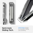 Samsung Galaxy Z Flip 7 Tok - Spigen Ultra Hybrid Pro MagFit - Zero One Átlátszó