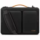 Tech-Protect Defender Laptop Táska 13-14" - Fekete-Narancs