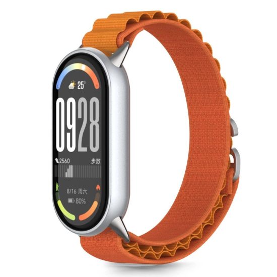 Xiaomi Smart Band 8 / 9 / 10 / NFC Szíj - Tech-Protect Nylon Pro - Narancs