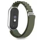 Xiaomi Smart Band 8 / 9 / 10 / NFC Szíj - Tech-Protect Nylon Pro - Zöld