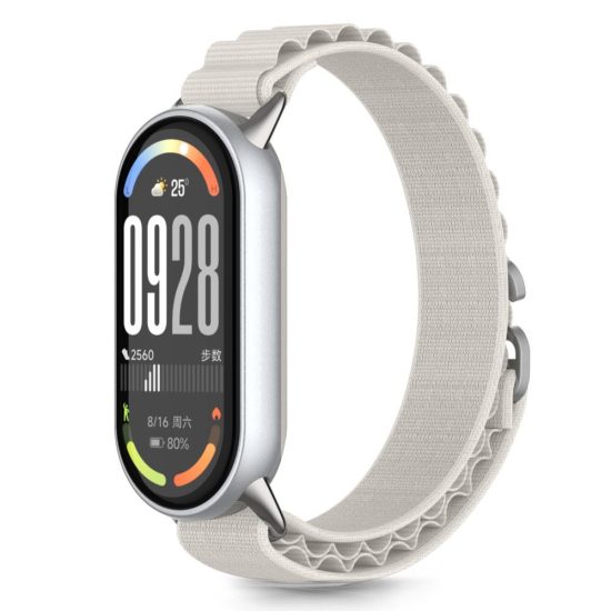 Xiaomi Smart Band 8 / 9 / 10 / NFC Szíj - Tech-Protect Nylon Pro - Bézs