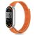 Xiaomi Smart Band 8 / 9 / 10 / NFC Szíj - Tech-Protect Nylon Stripe - Narancs-Szürke