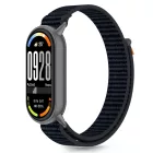 Xiaomi Smart Band 8 / 9 / 10 / NFC Szíj - Tech-Protect Nylon Stripe - Fekete-Narancs