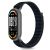 Xiaomi Smart Band 8 / 9 / 10 / NFC Szíj - Tech-Protect Nylon Stripe - Fekete-Narancs