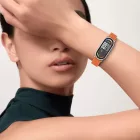 Xiaomi Smart Band 8 / 9 / 10 / NFC Szíj - Tech-Protect Nylon Stripe - Pink-Szürke