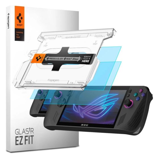 Asus Rog Ally X Kijelzővédő Üvegfólia - Spigen Glas.tR EZ Fit x 2 db