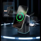 Spigen Essential EF223MS 3-in-1 QI2 Töltő - Fekete