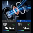 Spigen Essential EF223MS 3-in-1 QI2 Töltő - Fekete