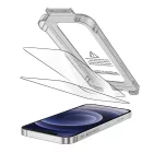 iPhone 12 / 12 Pro Kijelzővédő Üvegfólia - Tech-Protect Quick Set+ x 2 db