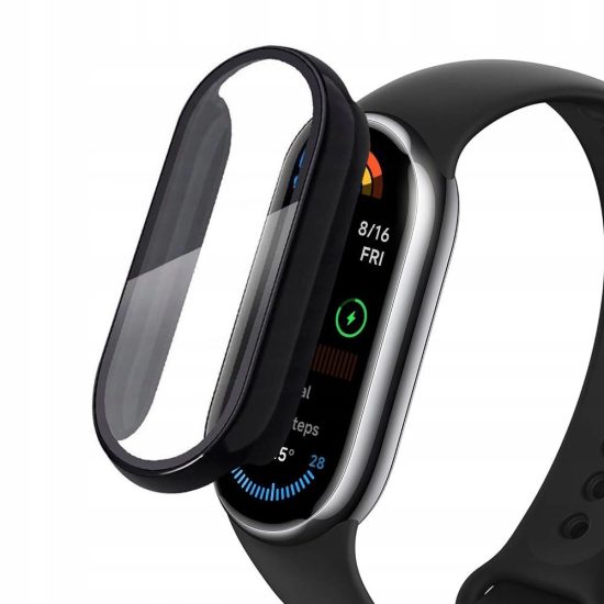 Xiaomi Smart Band 10 / 10 NFC Tok Kijelzővédővel - Tech-Protect Defense - Fekete