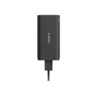 Baseus GaN6 Pro Hálózati Töltő 100W - 2x USB-C + 2x USB-A + C-C Kábel - Fekete