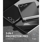 Samsung Galaxy Z Flip 7 Kijelzővédő Szett 3-in-1 - Ringke Protector Pro - Átlátszó