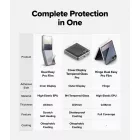 Samsung Galaxy Z Flip 7 Kijelzővédő Szett 3-in-1 - Ringke Protector Pro - Átlátszó